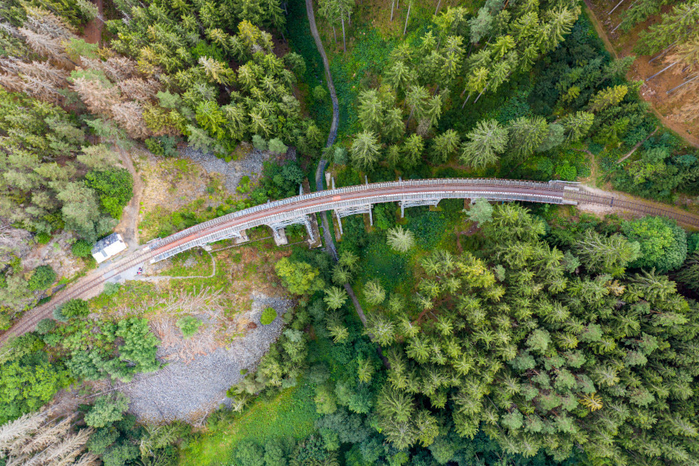 Ziemestalbrücke drohne