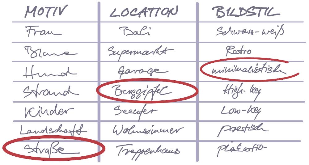 Straße Berggipfel minimalistisch