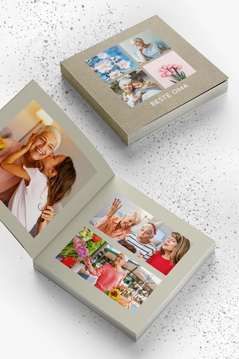 Fotobuch mit Design Kraft Papier