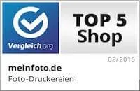 Vergleich.org Top 5 Shop Abzeichen